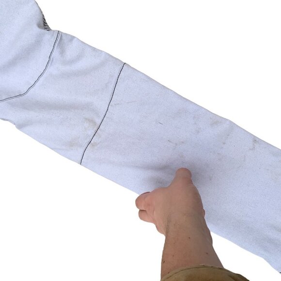 VINTAGE True Religion Jeans Size 36 MOTO White Stained - Picture 6 of 12